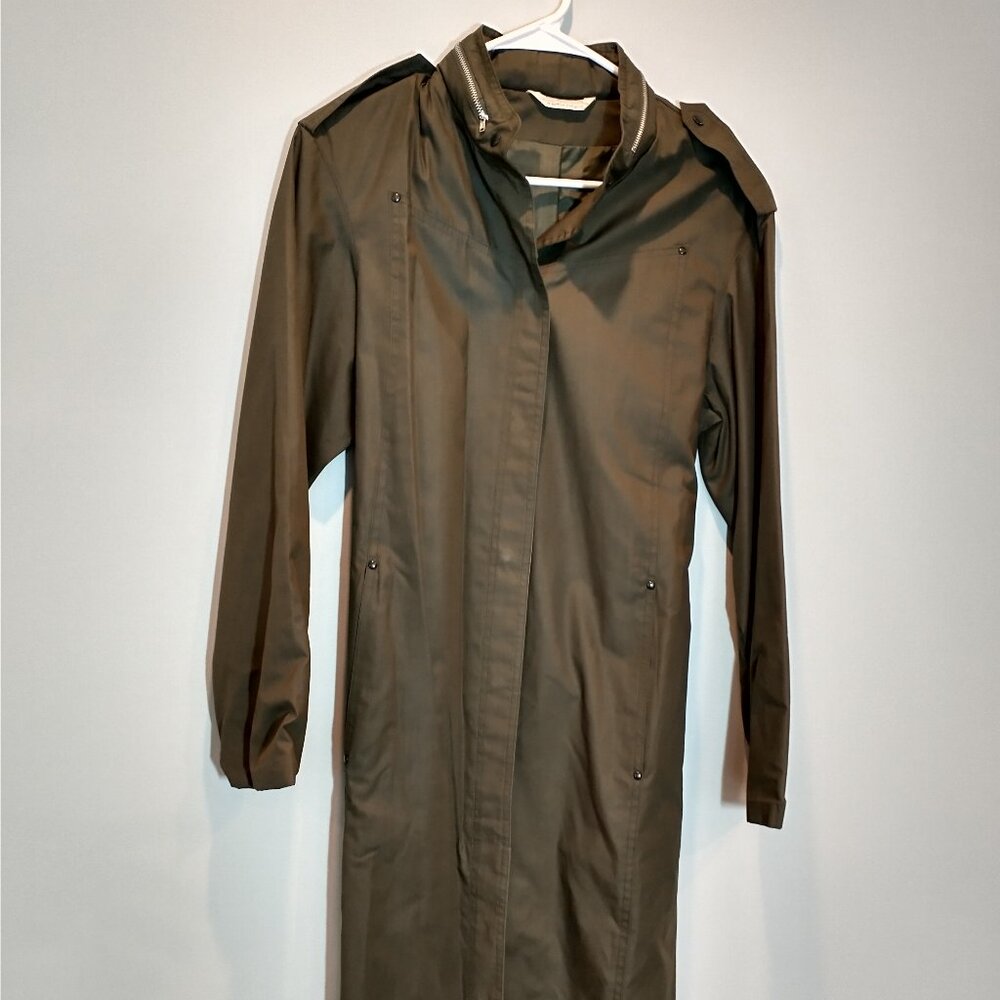 Vintage Forecaster International Green Trench Coat Size 7/8
